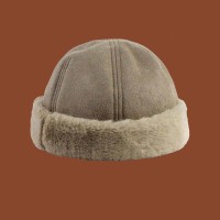 Thick Plush Cotton Blend Warm Winter Nomad Hats - Khaki