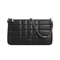 Shoulder Style Chain Straps Business Women Elegant Bag - Black