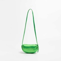 Korean Style Dumpling Shape Crossbody Mini Purse Bags - Green