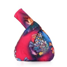 Japanese Mini Wrist Knot Printed Washable Waterproof Shopping Bags