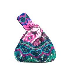 Japanese Mini Wrist Knot Printed Washable Waterproof Shopping Bags