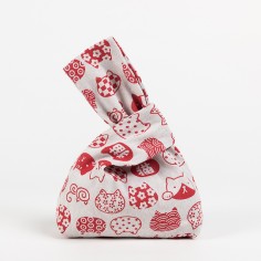 Japanese Mini Wrist Knot Printed Washable Waterproof Shopping Bags