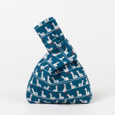 Japanese Mini Wrist Knot Printed Washable Waterproof Shopping Bags