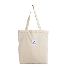 Eco Friendly Corduroy Foldable Shopping Casual Shoulder Tote Bags - Beige
