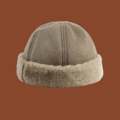 Thick Plush Cotton Blend Warm Winter Nomad Hats - Khaki