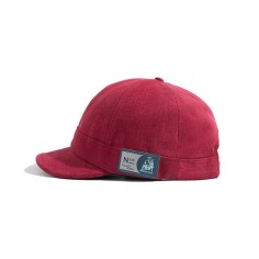 Short Brim Outdoor Fashion Unisex Baseball Snapback Caps - Red