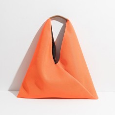 Triange Design Summer Shoulder Beach Tote Bag - Orange