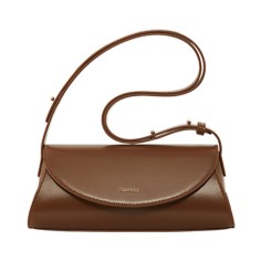 Formal Style Business Female Shoulder Handbag Purse Bags - Brown