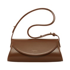 Formal Style Business Female Shoulder Handbag Purse Bags - Brown