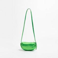 Korean Style Dumpling Shape Crossbody Mini Purse Bags - Green