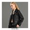 Rivet Decorated Genuie Leather Classic Motorcycle Biker Jackets - Black