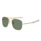 Iconic Hollywood Style Military Aviator Driver Polarized Sunglasses - Gold G15