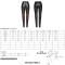 Elastic Waistband Flowers Embroidery Leggings Vintage Gothic Embossed Mesh Lace Pants - Black