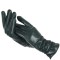 Classic Pleated Winter Leather Gloves - DarkGreen