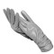 Classic Pleated Winter Leather Gloves - Gray