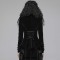 Gothic Lolita Puff Long Sleeved Black Short Coat Party Club Halloween Jacket with Exquisite Lace Decoration - Black