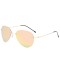 Ultralight Rimless Pilot Folding Hinge Driving Polarized Sunglasses - Gold Pink