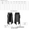 Removable Side Stereo Pocket Half Skirt Stage Performance Party Club Cosplay Punk Gothic Skirt Pants