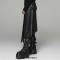 Removable Side Stereo Pocket Half Skirt Stage Performance Party Club Cosplay Punk Gothic Skirt Pants