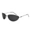 Ultralight Rimless Polarized Matrix Neo Style Polarized Sunglasses - Black