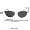 Ultralight Rimless Polarized Matrix Neo Style Polarized Sunglasses - Black