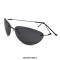 Ultralight Rimless Polarized Matrix Neo Style Polarized Sunglasses - Black