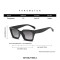 Cat Eye Designed Vintaged Square Retro Sun Glasses - Leopard