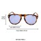 Pilot Style Classic Vintage Polarized Driving Sunglasses - Tortoise Blue