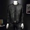 Flower Embroidery Stylish Bomber Zipper Streetstyle Slim Fit Jacket - Green
