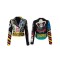 Rivet Decorated Spring & Autumn Punk Jackets Coats - Multicolor