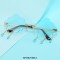 Cloud Shaped Rimless Tassel Raindrop Hippie Style Sunglasses - Dark Blue