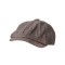 Vintage Herringbone Gatsby Newsboy Peaky Blinders Tweed Hats - Brown