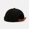 Brimless Street Fashion 90s Vintage Hiphop Dockers Caps - Black