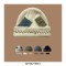 Knitted Patchwork Stitching Hiphop Fashion Winter Hats - Brown