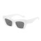 Cat Eye Designed Vintaged Square Retro Sun Glasses - White Gray