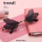 Colorful Dragonfly Rimless Party Festival Hippie Style Sunglasses - Transparent