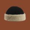 Thick Plush Cotton Blend Warm Winter Nomad Hats - Black