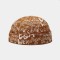 Brimless Beannie Hiphop Graffiti Pattern Headwear Caps - Brown