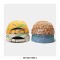 Brimless Beannie Hiphop Graffiti Pattern Headwear Caps - Blue