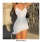 Irregular Ruffle Straps Backless Summer Bachata Salsa Mini Dress