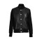 Baseball Hiphop Style Streetwear Unisex Genuine Leather Bomber Jackets - Black
