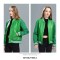 Baseball Hiphop Style Streetwear Unisex Genuine Leather Bomber Jackets - Black