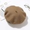 Autumn Winter Trend Wool Paris French Berets Hats - Khaki