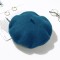 Autumn Winter Trend Wool Paris French Berets Hats - Lake Blue