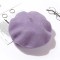 Autumn Winter Trend Wool Paris French Berets Hats - Light Purple