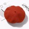 Autumn Winter Trend Wool Paris French Berets Hats - Orange