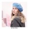 Autumn Winter Trend Wool Paris French Berets Hats - Lake Blue