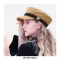 Autumn Winter Visor Casquette Captain Sailor Hats - Black