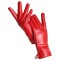 Classic Velvet Insole Side Decorated Stitch Winter Standard Gloves - Red