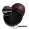 Chain and Rivet Decorated Visor Casquette Captain Motorcycle Hats - Black Brown